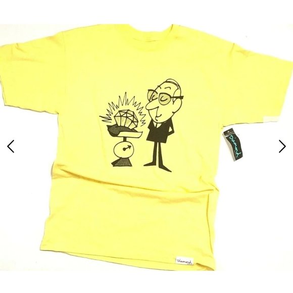 Diamond Supply Co. Other - Diamond Supply Co Graphic T-Shirt | Yellow | NWT